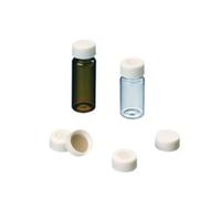 NEOCHROM 7-0859 Capuchons À Visser ND24, trou Septum butyle Rouge/PTFE Gris/Blanc (Lot de 100)