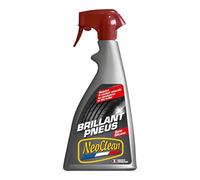 NeoClean Brillant Pneus - 500 ML - Redonne la Couleur Naturelle du Caoutchouc - Brillance Longue Durée sans Silicone - Protège Durablement - Fabriqué en France