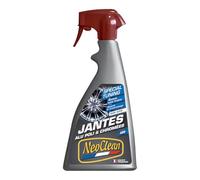 NeoClean Nettoyant Jantes Alu Poli & Chromées - Spécial Tuning - Formule à Base Acide - Pulvérisateur 500 ML - Nettoie sans Frotter, Retarde Le Ré-encrassage - Compatible ABS - Fabriqué en France