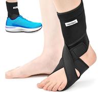 NEOFECT Attelle pour pied tombant : néoprène respirant, pied tombant, attelle de cheville réglable (left) (la taille 36~44)