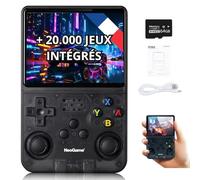Neogame ® Console rétrogaming R36s, Console Portable rétro,15 000 Jeux Video, Linux, Gaming Merchandise, PC Gamer Portable, Console Extensible, Console Retro gearmaster (R36s - Noir)