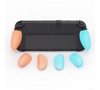 NeoGrip Coque rigide ergonomique avec poignées interchangeables pour Nintendo Switch 2 Bleu/rouge