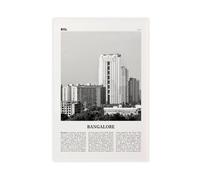 NEOHI Impression sur toile de Bangalore - Impression sur toile de Bangalore, Bengaluru, Inde, Karnataka, Asie - Paysage de voyage - 40 x 60 cm