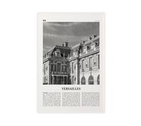NEOHI Impression sur toile Versailles - Impression sur toile - Décoration murale pour maison, bar, restaurant, garage, café - 50 x 75 cm