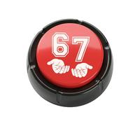 NeoJoy 67 Meme Funny Gag Gifts Sound Button 6 7 Six Seven Brainrot St Valentin Décorations de fête d'anniversaire Stuff Merch Salle de ureau Décor