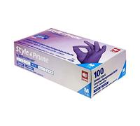 neoLab 1-0800 Gants Jetables en Nitrile Prune, Taille Xs, Violet