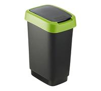 neoLab 1-1546 PP Poubelle avec couvercle basculant Vert Capacité 25 l