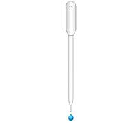 Neolab 1 6154 Pasteur pipettes 3.3 ml, pointe fine, 147 mm de long (lot de 500)
