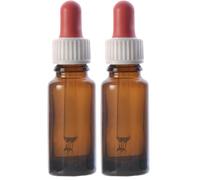 neoLab 1-7241 - Flacon compte-gouttes avec pipette à vis - 20 ml - Marron (Lot de 2)