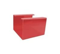 neoLab 2-1448 Distributeur de lingettes en acrylique rouge pour petites boîtes