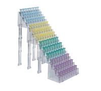 neoLab 2-1833 Lot de 4 plateaux de réaction + 12 pinces de support