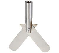 Neolab 2/2371 Mélangeur en acier inoxydable fin pour barre de 6 mm à double tête réglable - 60 mm de diamètre