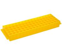 Neolab 2 2560 support de panier supérieur pour 80 réaction vaisseaux, Polypropylène 1.5 ml Jaune