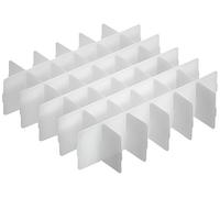 Neolab 2 2894 froid Boîtes Grille Panier en PP, 6 x 6 espaces pour tube diamètre 20,5 mm Blanc (lot de 5)