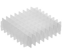 Neolab 2 2897 froid Boîtes Grille Panier en PP, 9 x 9 espaces pour tube diamètre 12,8 mm Blanc (lot de 5)