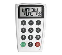 neoLab 2-4576 Minuteur avec entrée directe des chiffres 66 x 20 x 108 mm Blanc