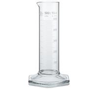 Neolab E 1281 - Eprouvette de mesure 500 ml, forme basse, pied hexagonal haut de gamme B