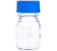 Neolab E-1429 Lot de 10 bouteilles de laboratoire GL 45, filetage isométrique, capuchon et bec verseur avec bague, 100 ml