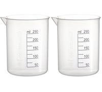 neoLab E-1631 Gobelet à grignon, gradué, 250 ml (Lot de 2)