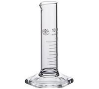 neolab E, coktail de pied 1275 éprouvette graduée 10 ml forme basse, 6 pans de classe B (Lot de 1)