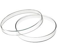 neoLab Lot de 5 boîtes de Pétri en verre borosilicate Anumbra Transparent Diamètre 120 mm Hauteur 20 mm