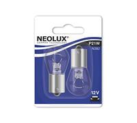 Neolux Ampoule P21W 21W 12V BA15S blanche pour voiture et moto – 2 pièces
