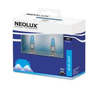 Neolux Lot de 2 ampoules halogènes H1 Lumière bleue N448B-2SCB 4000 K 12 V 55 W