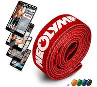 NEOLYMP Bandes Élastiques de Musculation Longues avec E-Book - Résistantes et Lavables, Accessoire de Fitness, Bande de Résistance, Élastiques de Sport pour Musculation à Domicile