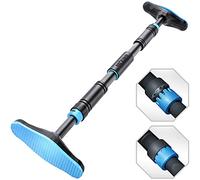 NEOLYMP barre de traction pour cadre de porte sans vis - barre pull-up réglable 70-100 cm avec verrouillage sécurisé, charge jusqu’à 200 kg + E-Book d’entraînement (bleu)