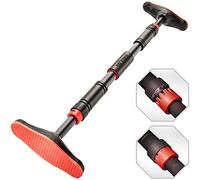 NEOLYMP Barre de tractions avec fonction Gear-Lock + E-Book (rouge) | barre de traction jusqu'à 200 kg | barre traction adaptable jusqu'à 90 cm | traction musculation | barre traction porte | PUB430