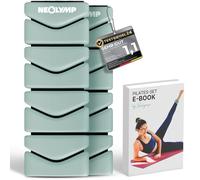 NEOLYMP Lot de 2 manchettes lestées pour pilates - 0,5 kg chacune - En silicone - Poids réglables pour les jambes et les bras - Poids de cheville résistants à la transpiration et à l'eau