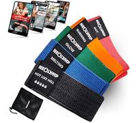 NEOLYMP Premium Elastique Musculation (Set de 5) + E-Book avec Plus de 100 Exercices | Sangle de Cheville Musculation | Elastique Sport | Bande Elastique Fitness | MB310