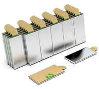 NeoMagNova® Aimant Néodyme Auto-Adhésif Extra Fort - N42, 20x10x1mm Puissance Adhésifs À Dos De Brique Rectangulaire - Pour Les Décorations, Les Arts, L'artisanat, Les Miniatures, Et Plus -60 Pièces