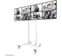 Neomounts ADM-875WH2 - Composant de montage (adaptateur de raccordement) - pour 2 écrans LCD - verrouillable - acier - blanc - Taille d'écran : 42"-65" - montable sur chariot, montable sur support - p