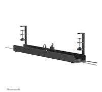 Neomounts - Plateau de gestion de câbles - design à pince, universel - montable sur bureau - noir