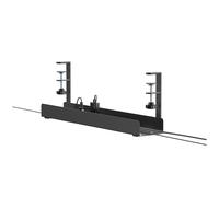 Neomounts ADS07-121BL Goulotte passe-câbles - fixation à pince - universel, Plateau de câbles, Bureau, Acier, Noir