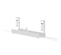 Neomounts ADS07-121WH Goulotte passe-câbles - fixation à pince - universel, Plateau de câbles, Bureau, Acier, Blanc