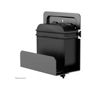 Neomounts AWL-450BL Support Universel Lecteur Multimédia, Acier Noir, Largeur 128mm, Profondeur Ajustable 47-76mm, Charge Max 5kg, Montage Mural