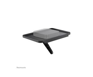 Neomounts AWL28-210BL1 Étagère Multimédia Universelle 180mm Plastique Noir Charge Max. 6kg Fixation TV sans Outil Compatible Webcams & Télécommandes