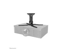 Neomounts BEAMER-C50 Support Plafond Projecteur Universel Acier Noir, Charge 10kg, Hauteur 185mm, Pivot 360°, Inclinaison 0-90°