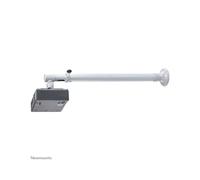 Neomounts BEAMER-W100SILVER Support Mural Projecteur Argent Acier, Charge Max 12kg, Distance Mur 73-123cm, Pivot 360°, Inclinaison 90°