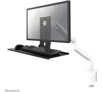 Neomounts Support clavier/souris KEYB-V200 – L 650 mm, VESA 75x75/100x100, acier, max 2 kg, Noir