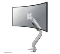 NEOMOUNTS BY NEWSTAR Neomounts NM-D775SILVERPLUS Support d'écran à fixer 10-49' - ressort à gaz - Topfix - arrêt 180°, Collier de serrage/ passe-fil, 18 kg, 25,4 cm (10'),