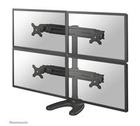 Pied pour 4 écrans LCD NEWSTAR Tilt/Turn/Rotate Quad Desk Stand FPMA-D700DD4 - Noir - Taille d'écran : 19""-30""