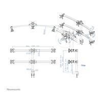 Neomounts FPMA-D700D6 Support d'écran à fixer 19-27"