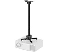 Neomounts CL25-550BL1 Support plafond pour projecteur support de plafond, réglable en hauteur, rotatif, inclinable, mobile Distance sol/plafond (max.): 114.5