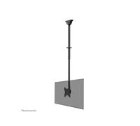 Neomounts CL35-340BL12 Support Plafond écran 23-42" VESA 100x100 à 200x200, Inclinaison 25°, Pivotement 360°, Hauteur ajustable 106-156cm, Charge 50kg