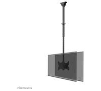 Neomounts CL35-340BL22 Support Plafond Double Écran 23-42" VESA 100x100-200x200, Inclinaison 25°, Pivot 360°, Hauteur Ajustable 106-156cm, Max 45kg par écran