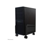 Neomounts CPU-M100BLACK Support CPU Mobile Acier Noir, Tower PC 12-21cm, Charge Max 10kg, Ajust. Profondeur 0-260mm, 4 Roulettes dont 2 Blocables