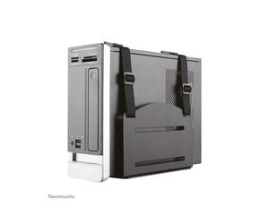 Neomounts CPU-W100BLACK Support Mural PC Acier Noir, Charge Max 10kg, Largeur Ajustable 120-210mm, Dimensions 210x158x245mm, VESA non applicable